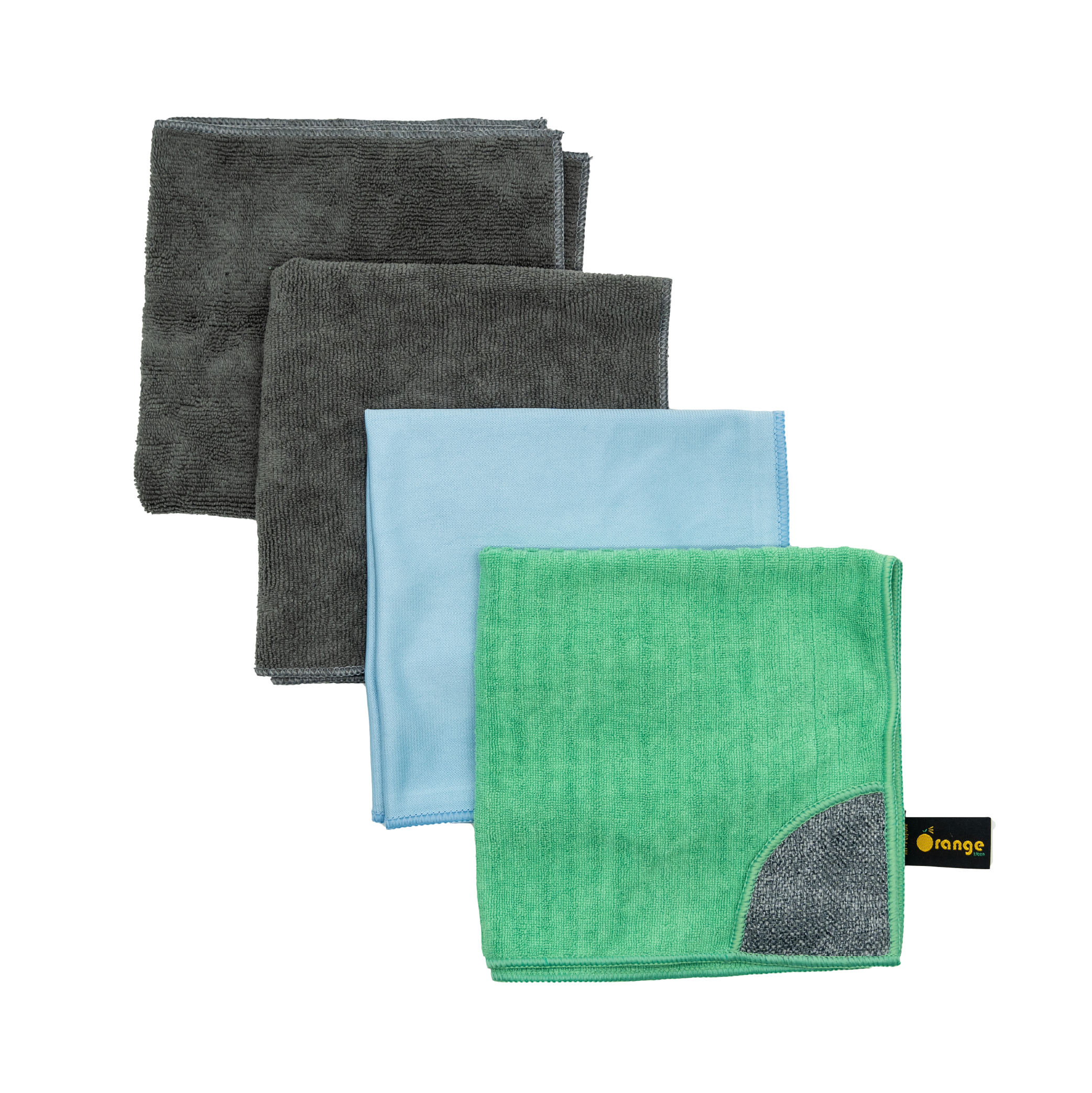 Orange Kleen Microfibre Pack