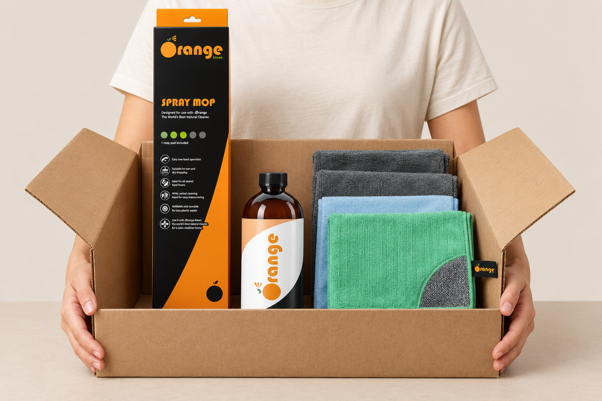 1. Grab your cleaning bundle.